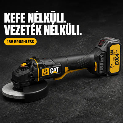 DX3140B Power+ 18V Kefe nélküli 125mm-es sarokcsiszoló