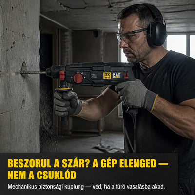 DX2140 Power+ 800W 26mm 3.0J SDS Plus Fúró-vésőkalapács