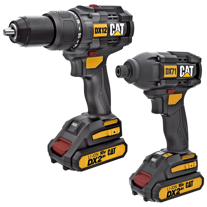 DX12K Power+ 2in1 kombinált készlet 18V (ütvefúró DX12 és csavarbehajtó DX71)