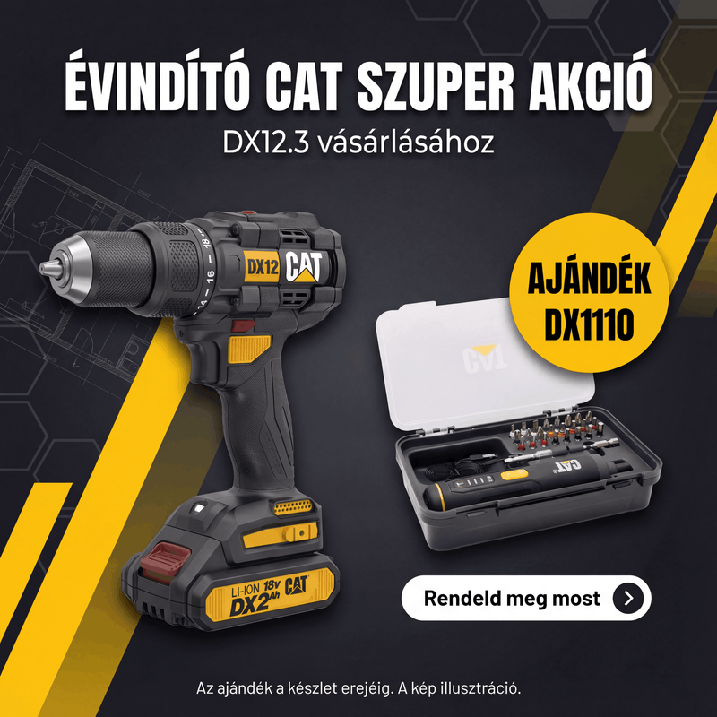 Évindító CAT szuper akció