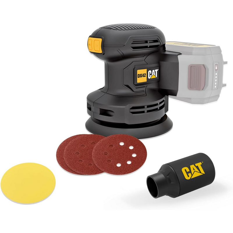 DX42B Power+ Excentercsiszoló akkumulátoros 18V 125mm