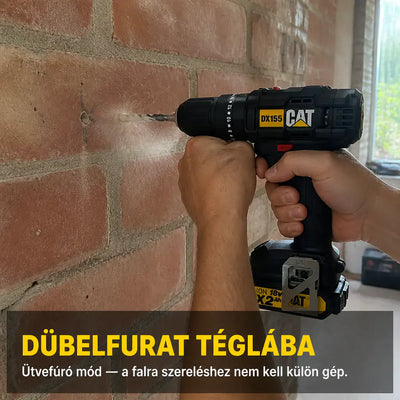 DX155 Power+ Akkumulátoros ütvefúró-csavarozó 18V 50 N.m