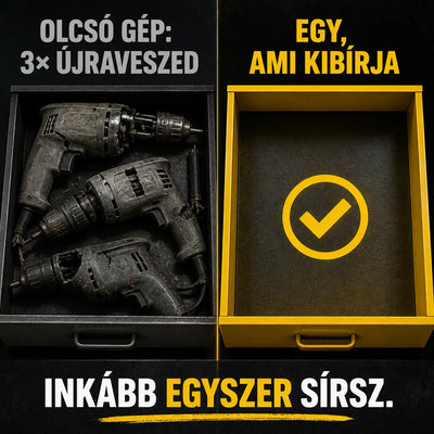 DX155 Power+ Akkumulátoros ütvefúró-csavarozó 18V 50 N.m