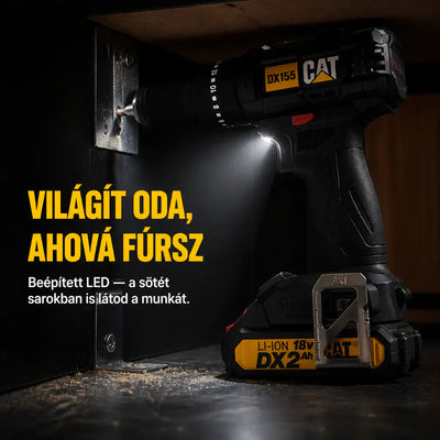 DX155 Power+ Akkumulátoros ütvefúró-csavarozó 18V 50 N.m