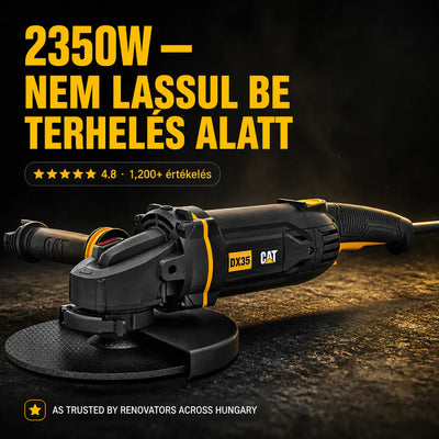DX35 Power+ Sarokcsiszoló 2350W 230mm