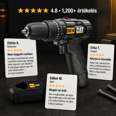 DX14 Power+ Fúrócsavarozó 12 Volt / 2.0 Ah Li-ion